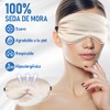 Antifaz para Dormir de 3 Piezas, Mascarilla de Seda para