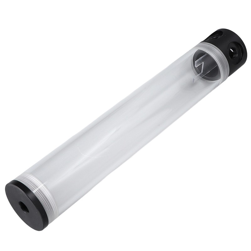 Water Cooling Reservoir 300mm/11.8in Length G1/4in Thread Low Noise Cylindrical