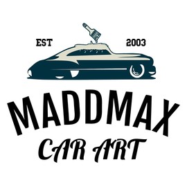 Maddmax Car Art 2021-24 Ford Maverick Truck Neon Design Classic Tshirt Large Blue