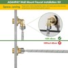 Installation Kit for Wall Mount Commercial Faucet, TOLSUNY Backsplash Mount