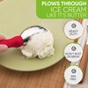 Spring Chef Ice Cream Scoop with Soft Grip Handle, Professional