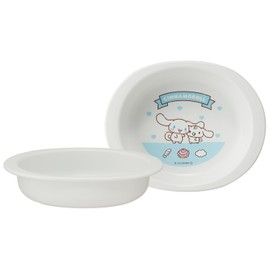 Skater XP25AG Sanrio Cinnamoroll, Baby Tableware, Small Plates, For Children, 5 Months and Up, Antibacterial Plastic, 9.8 fl oz (290 ml), Children's Tableware, Made in Japan
