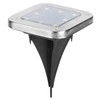 4pcs 8LED Solar Buried Light Under Ground Lamp Outdoor Pathway