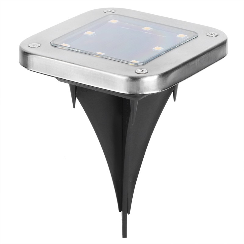 4pcs 8LED Solar Buried Light Under Ground Lamp Outdoor Pathway