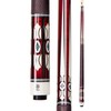 Collapsar CH01 Pool Cue with Soft Case,Burgundy Curly Maple with
