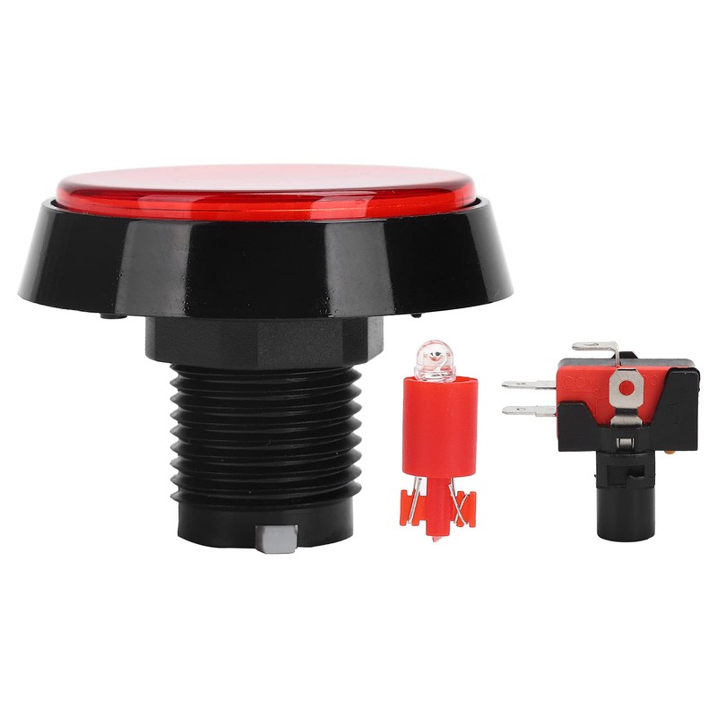 Arcade Push Buttons, 60mm Dia Big Round LED Push Button