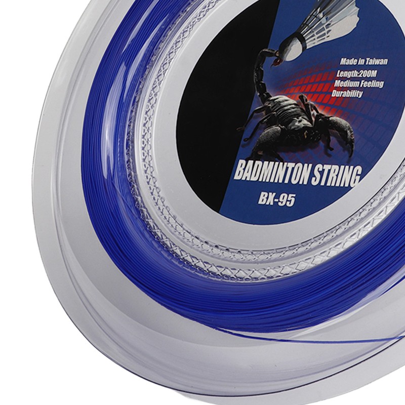 POWERTI Badminton Racquet String High Elasticity Wear Resistant Resin Fibre