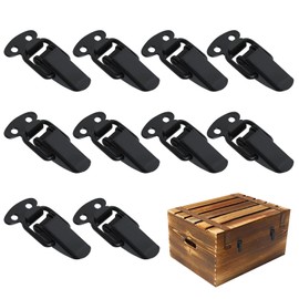 LEIBOCHAO Pack of 10 Stainless Steel Toggle Latches for Case Box, Toolbox, Drawer, Cupboard
