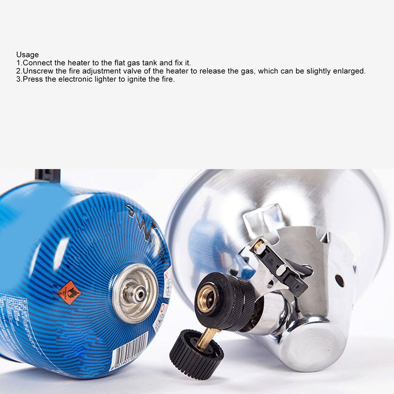 Mini Gas Heater with Electron Lighter Portable Heating Gas Stove