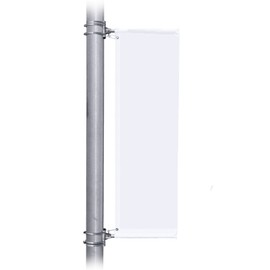 Vispronet - 36in. Wide Street Banner - Withstands Wind Gusts up to 63mph - Includes 2 Mounting Brackets, 2 36in. Aviation Grade Fiberglass Poles, and 4 Steel Bands - Hardware only