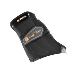 McDavid ShockDoctor Erwachsene Handgelenkschützer Handgelenkbandage mit 1 Strap Schoner, Black, XL