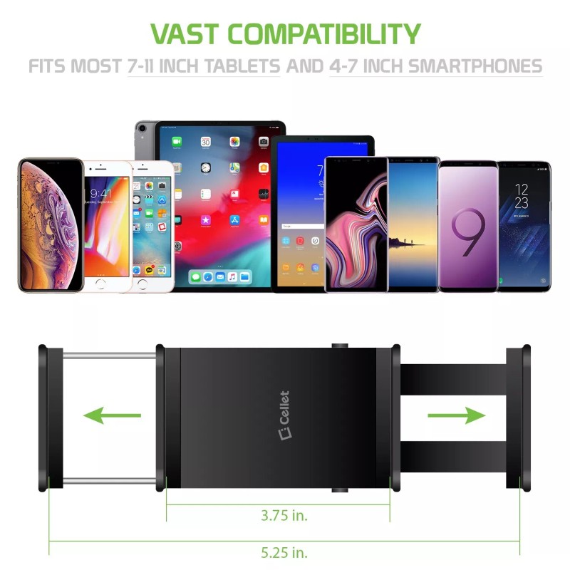 Car Cup Holder Phone Mount Compatible with iPhones, iPad, mini,