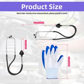 4 Auto Repair Tools, Auto Engine Repair Tools for Cars, Trucks and Motorcycles, Comes with a Pair of Work Gloves