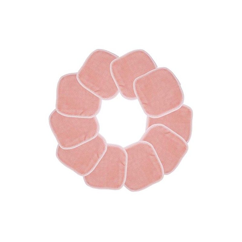 POLYTE Paño Desmaquillante Facial de Microfibra, 12.7x12.7 cm, 10 Pzas