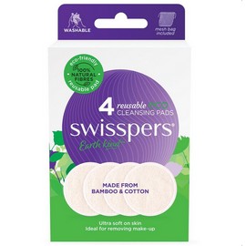 Swisspers Earth Kind Reusable Eco Cleansing Pads 4 Pack