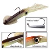 Fishing Squid Lures Kit Pre-rigged Squid Lure Glow In the