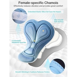 ARSUXEO 4D Padded Bike Shorts Women Cycling Underwear Biking Bicycle Cycling Shorts with Phone Pockets Black XX-Large