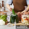 YARWELL 0.6 Gallon Glass Fermentation Jar with Airlock, Small Batch