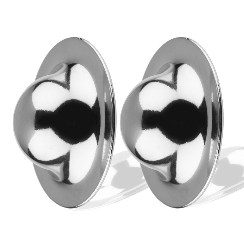 Pewter Cone Nipple Shield Sore Nipples 1 Pair