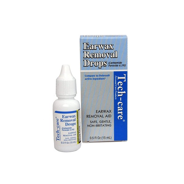 Tech-care Ear Wax Removal Drops, 0.5 oz Bottle