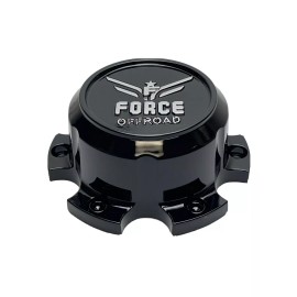 Force Off-Road Gloss Black Wheel Center Cap 026-6X135-X