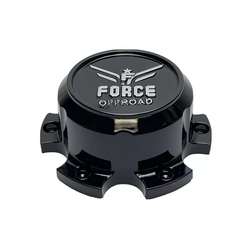 Force Off-Road Gloss Black Wheel Center Cap 026-6X135-X