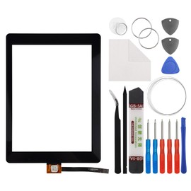 E-yiiviil Touch Screen Panel Digitizer (Without LCD Display) Compatible with AUTEL MaxiSys MS906TS MS906 MS906BT 8.0 inch with Tools