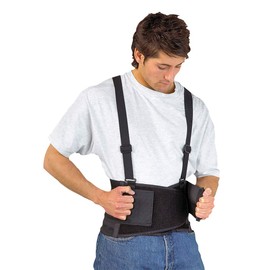 Portwest PW80BKRM Cintura di Supporto, Nero, Medium