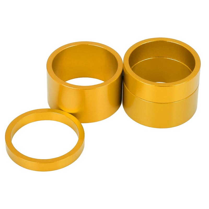 X AUTOHAUX 4 Pcs Bike Headset Spacer Bicycle Aluminium Alloy