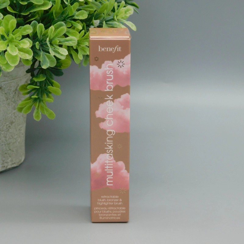 Benefit Multitasking Cheek Brush Retractable Blush, Bronzer New In Box