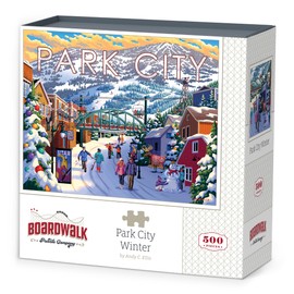 Park City Winter by Boardwalk - 500 Piece Jigsaw Puzzle