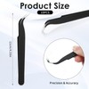 Tweezers for Crafting, 10 Pcs Stainless Steel Curved Craft Tweezers,