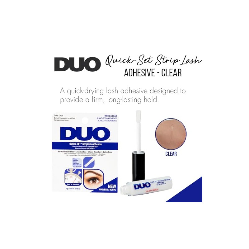 Ardell Duo Quick Set Clear / Transparent Eyelash Glue for