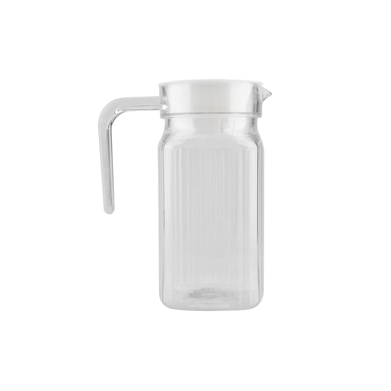 Jarra de Agua Acrílica Transparente con Tapa para Bar, Botella