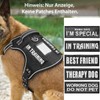 HEELE Dog Harness, Tactical Dog Harness with Molle Panel, Harness