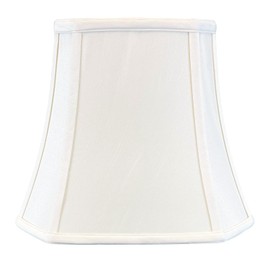Royal Designs, Inc BSO-705-10WH Square Cut Corner Bell Lamp Shade, BSO-705, White, 10 inch