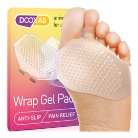 DOOXAS 360 HQ Gel Metatarsal Pads – Foot Pads Will Effective Protect and Relieve Foot Pain – Ball Foot Cushion, Metatarsal Pads Women - Foot Pad for Heels & Shoes, Metatarsal Pads, Ball of Foot Pads