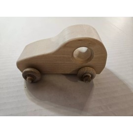 PlanToys Handcrafted Simple Wooden Toy Car
