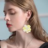 KaFu Flower Earrings for Women Acrylic Long Tiered Large Flower