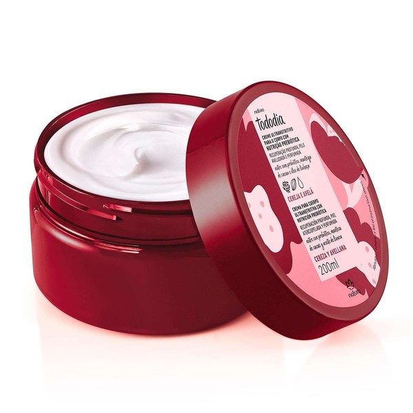 Crema Corporal Humectante Con Nutricion Prebiotica Cereza Y Avellana Tododida