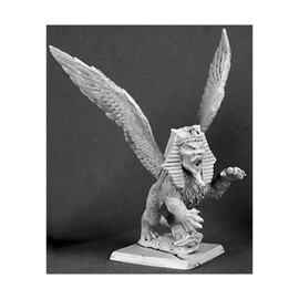 Reaper Miniatures Sphinx, Nefsokar Monster #14256 Nefsokar Unpainted D&D Mini by Reaper