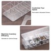 sourcing map 2 Pcs Cable Storage Box with Compartments, Cable