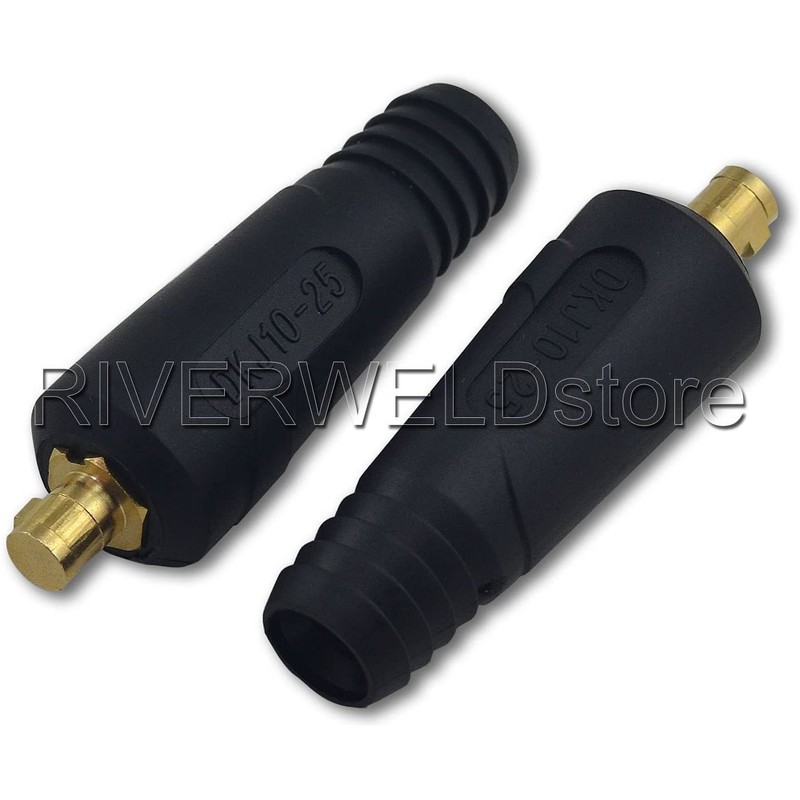 RIVERWELD TIG Welding Cable Panel Connector Plug & Socket Set