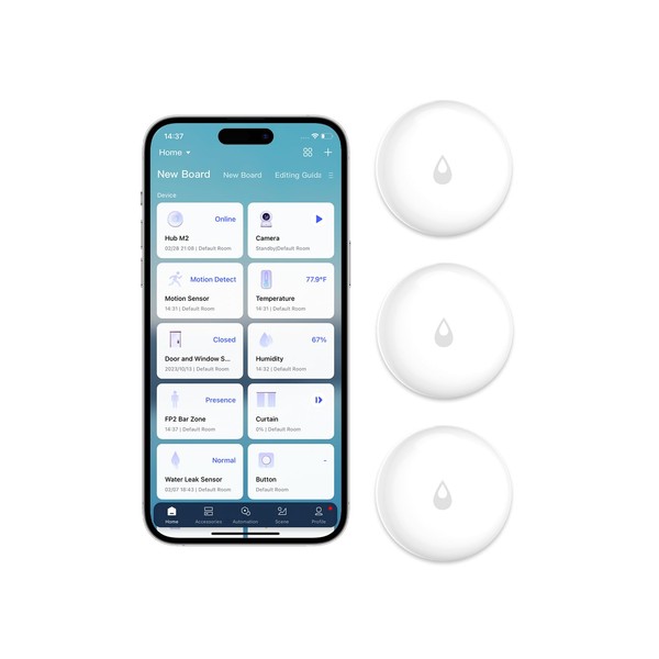 Aqara Aqara Water Leak Sensor 3 Pack, Zigbee Wireless Water