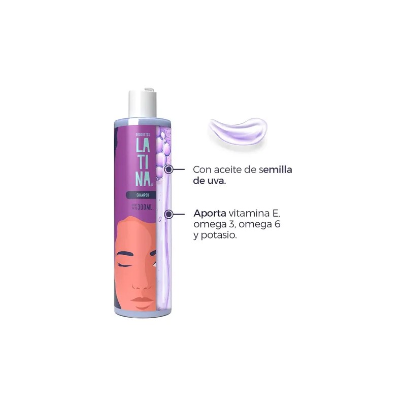 Kit Latina 4 Pzs Shampoo Anti Frizz Activa De Rizos