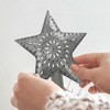 Punched Star Tree Topper 5.5"