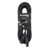 Plugger cable DMX XLR female 3b/male 3b 10 m black