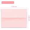 100 Pack A7 Pink Invitation 5x7 Envelopes - Self Seal,