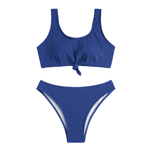 ZAFUL Women High Waisted Bikini Sets Tummy Control Swimsuits Tank