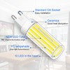 LFLAMPON G9 LED Light Bulbs 8W, G9 Bi Pin Base